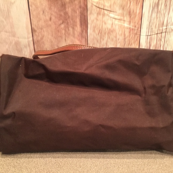 Longchamp Pliage Nylon Brown Shopping Tote Small - Picture 6 of 8